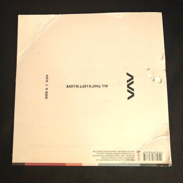 Angels and Airwaves - All That's Left Is Love 7" (White/Gray Splatter Vinyl) *F* USED