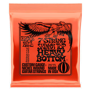 Ernie Ball 2615 SKINNY TOP HEAVY BOTTOM SLINKY NICKEL WOUND 7-STRING 10-62 GAUGE