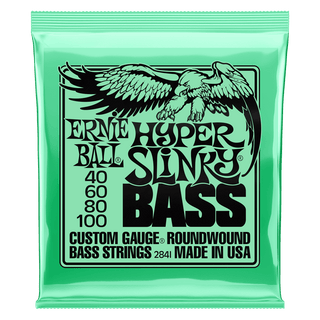 HYPER SLINKY NICKEL WOUND ELECTRIC BASS STRINGS - 40-100 GAUGE 2841