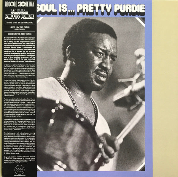 Bernard "Pretty" Purdie - Soul Is... Pretty Purdie LP - 180g Audiophile *RSD* NEW