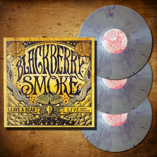 Blackberry Smoke - Leave A Scar Live LP (Gold/Purple Marble Vinyl) NEW
