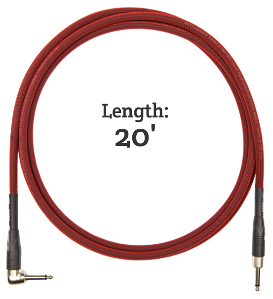RATTLESNAKE CABLE COMPANY 20' Red