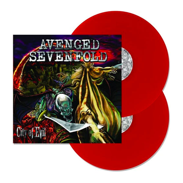 Avenged Sevenfold - City Of Evil - Transparent Red [Explicit Content] (Parental Advisory Explicit Lyrics, Colored Vinyl, Red) LP NEW