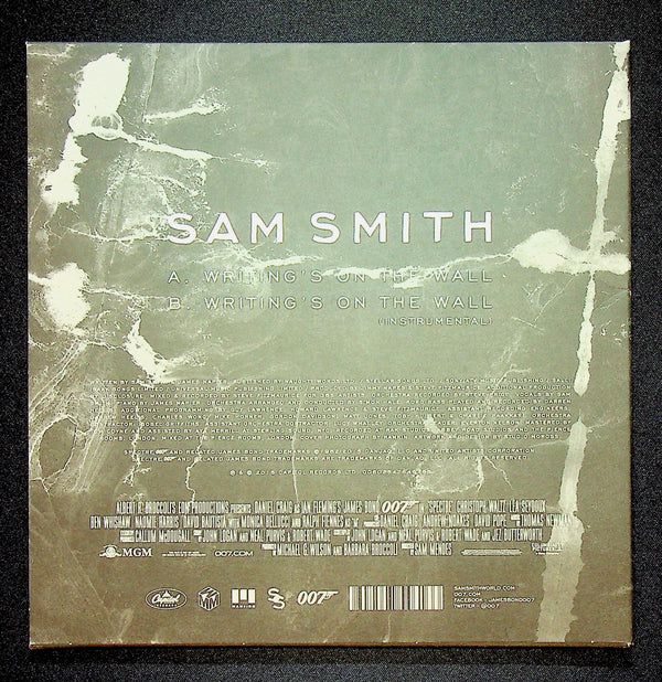 Sam Smith – Writing's On The Wall 7" Single *USED*