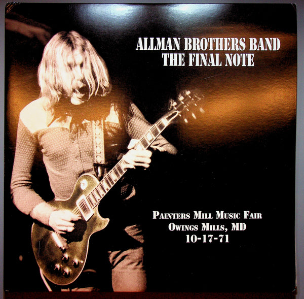Allman Brothers Band - The Final Note LP (Orange Vinyl) *VG* USED