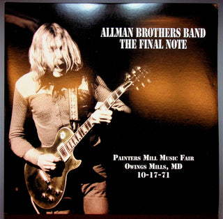 Allman Brothers Band - The Final Note LP (Orange Vinyl) *G* USED