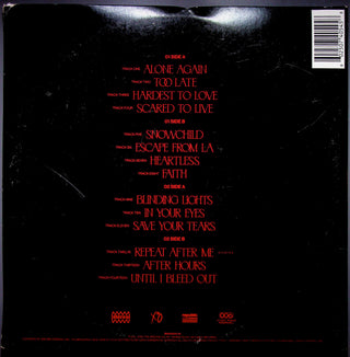 The Weeknd – After Hours LP (Gold w/ Red Splatter Vinyl) *G* USED