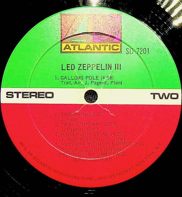Check your Vinyl copy of Led Zeppelin II Original 1st pressings dis n