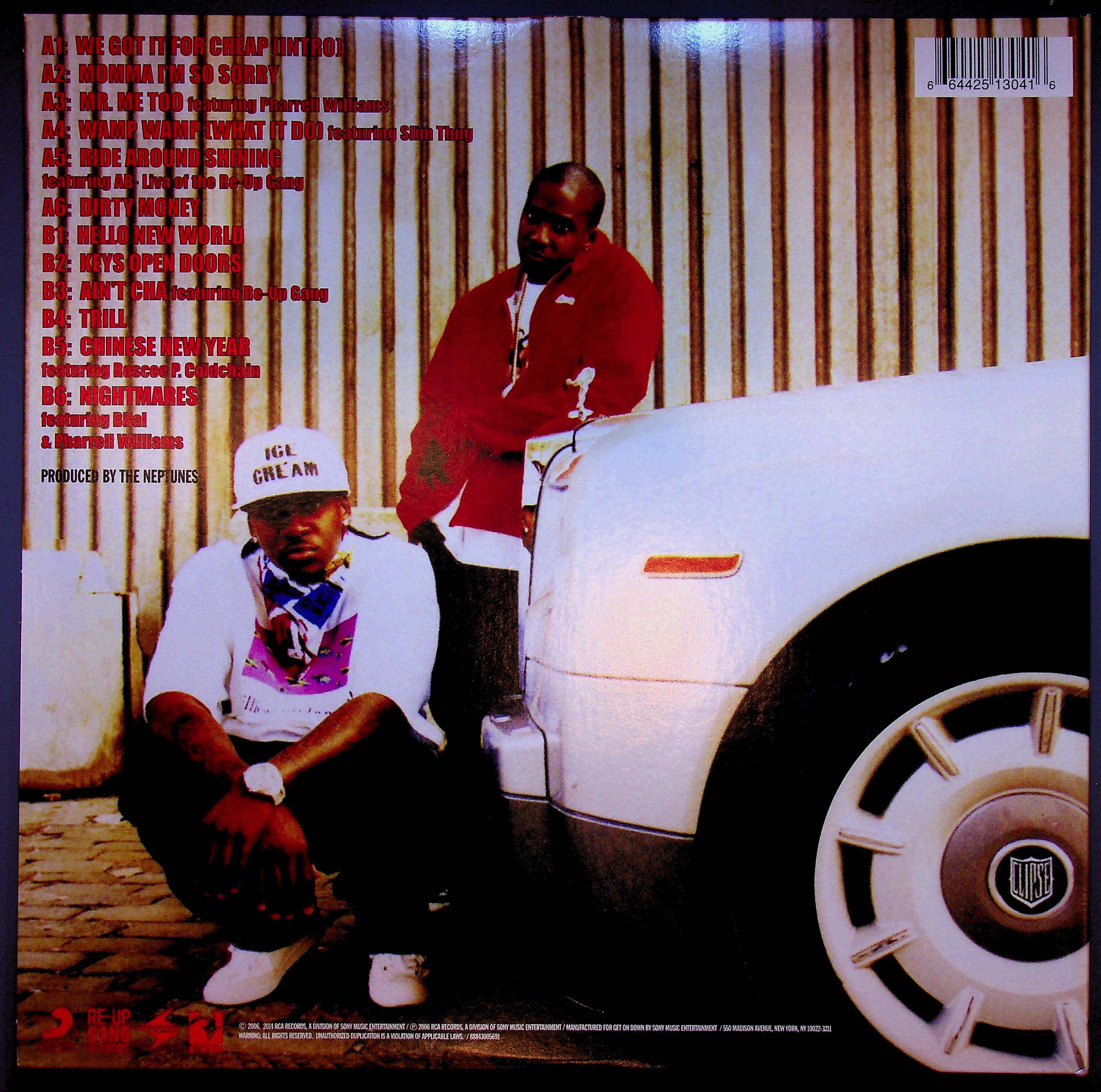 Clipse Hell Hath No Fury LP *USED* (White Vinyl) Big House Guitars