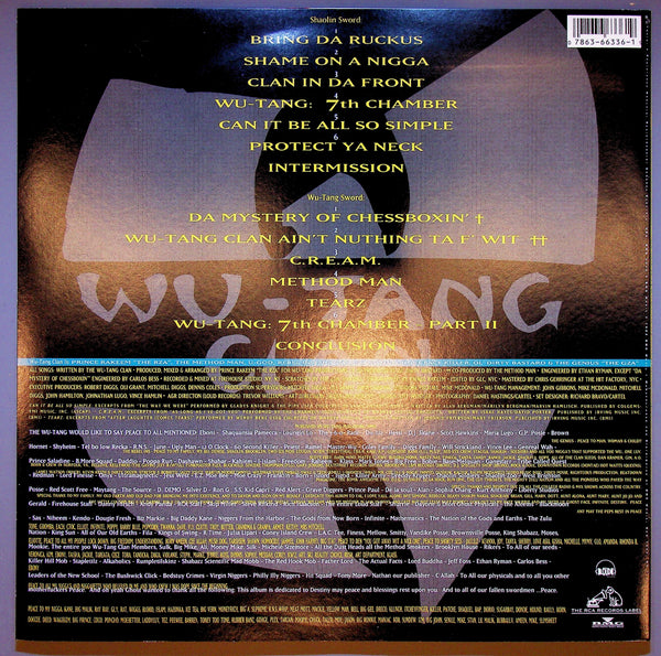 Wu-Tang Clan – Enter The Wu-Tang (36 Chambers) *USED*